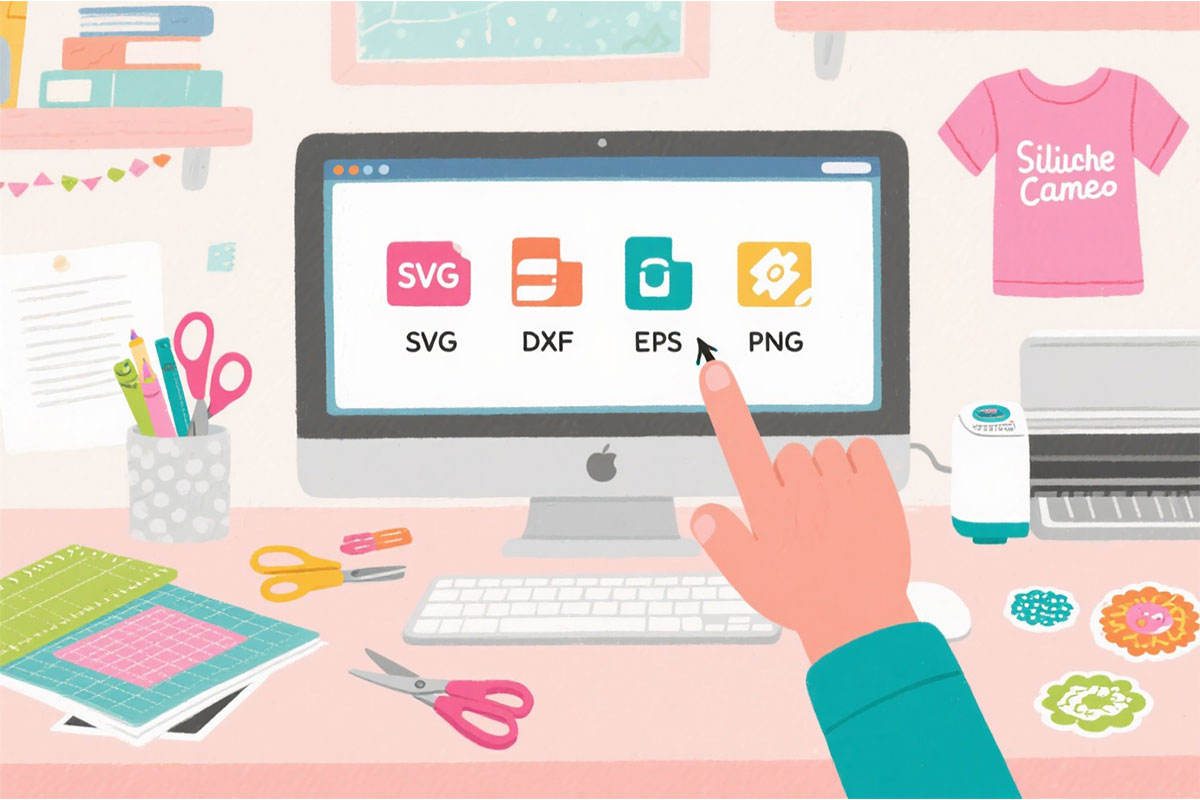How to Choose the Right File Format (SVG, DXF, EPS, PNG) for Your Craft Projects