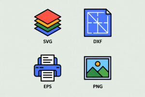 SVG, DXF, EPS, PNG, File Format
