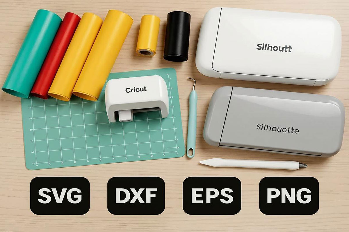 Complete Guide to Using SVG, DXF, EPS, and PNG Files for Your Crafting Business
